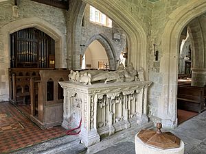 Tomb chest to the 6th Lord Stourton (d. 1535)