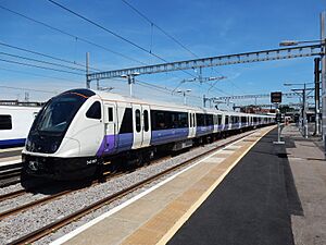 Unit 345007 at Shenfield 7th July 2017 03