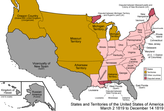 United States 1819-03-1819-12