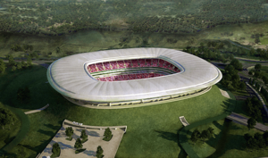 Volcano stadium