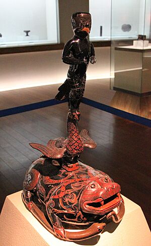 Warring States Lacquered Figure, Chu State (10162601104)