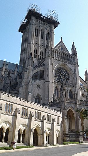 Washington National Cathedral undergoing repair in 2017
