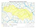 Watershed of Marys Creek (Haw River tributary)