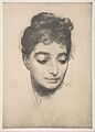 Woman's Head, from L'Estampe Moderne MET DP814160
