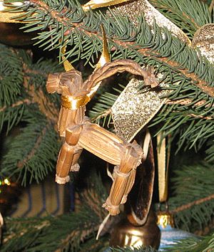 Yule Goat on the christmas tree 2