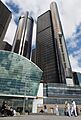 150826-N-CI175-010 Great Lakes Brass Band perform in front of Renaissance Center