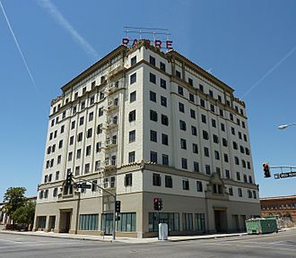 Exterior image of the Padre Hotel.