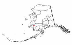 Location of Akiachak, Alaska