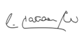 Andrés Pastrana Signature