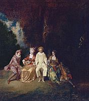 Antoine Watteau - Pierrot Content - WGA25440