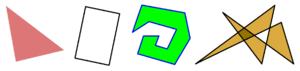 Assorted polygons