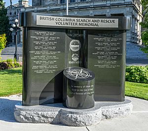 British Columbia Search and Rescue Volunteer Memorial, Victoria, British Columbia, Canada 06.jpg