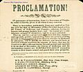 Broadside warning re John Brown's hanging