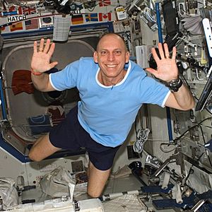 Clayton Anderson aboard ISS