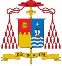 Coat of arms of Cornelius Sim (cardinal).svg
