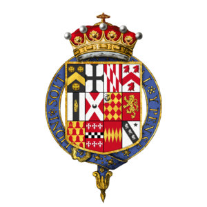 Coat of arms of Thomas Wentworth, 1st Earl of Strafford, KG