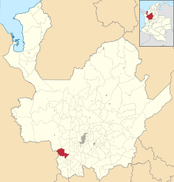 Location of the municipality and town of Salgar in the Antioquia Department of Colombia