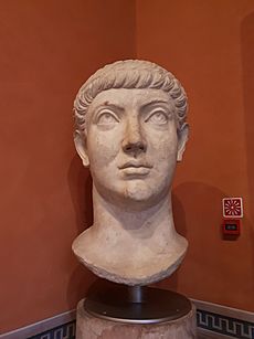 Colossal Portrait or Constantius II or Constans
