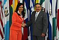 Cristina Fernández and Raúl Castro