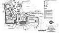Cultural history map of the grounds of Arlington House - Arlington National Cemetery - 1865 to 1880