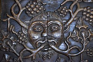 Daresbury Church - Green Man