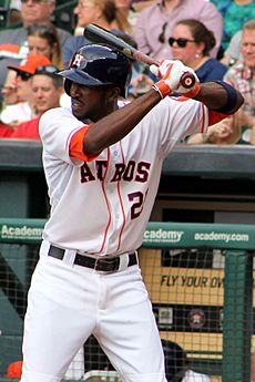 Dexter Fowler with Astros in April 2014