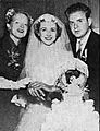 Dick Van Patten wedding 1954