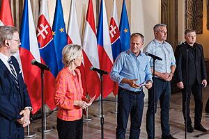 Donald Tusk joined various leaders in Wrocław for recent floods in Central Europe (3)