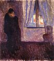Edvard Munch - Kiss by the Window (1891)
