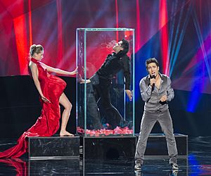 Farid Mammadov at Eurovision 2013