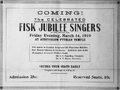 Fisk jubilee singers dallas