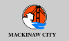 Flag of Mackinaw City, Michigan