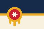 Flag of Tulsa, Oklahoma (2018–present)