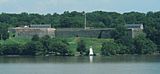 Fort Washington from across the river