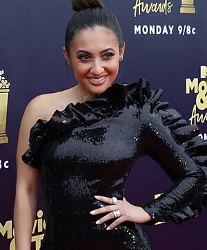 Francia Raisa at MTV Awards