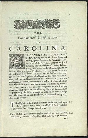 Fundamental Constitutions of Carolina