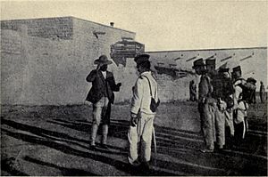 General Villa Before The Firing Squad, Sentenced To Death