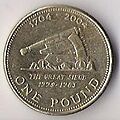 Gibraltar Tercentenary £1 coin