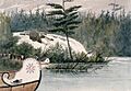 HBC canoes at Chats Falls