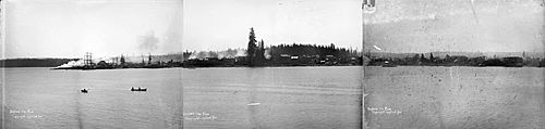 Harry Torkington Devine (July 28, 1865 - December 17, 1938), Vancouver before the fire (CVA LGN 450-452 realigned)