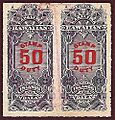 Hawaii revenue stamp 50c