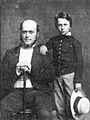 Henry James Sr. and Henry James Jr. in 1854