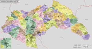 Hungary 1941-44 Administrative Map