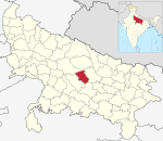 India Uttar Pradesh districts 2012 Lucknow.svg
