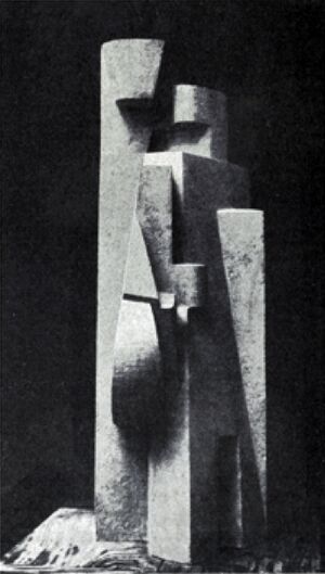 Jacques Lipchitz, 1917, L'homme à la mandoline, 80 cm, Musée National d'Art Moderne, Centre Georges Pompidou