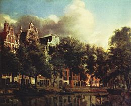 Jan van der Heyden - Canal in Amsterdam