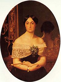 Jean-Léon Gérôme-portrait of a Lady-1849