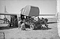 Jeep being loaded into waco glider