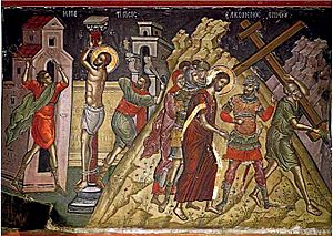 Jesus in Golgotha by Theophanes the Cretan