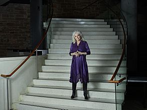 Judy Collins, prior to a performance at the Boettcher Concert Hall, one of the venues at the Denver Performing Arts Center in downtown Denver, Colorado
